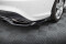 Mittlerer Cup Diffusor Heck Ansatz DTM Look für Mercedes-Benz CLA C117 Facelift schwarz Hochglanz