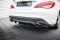 Mittlerer Cup Diffusor Heck Ansatz DTM Look passend für Mercedes-Benz CLA C117 Facelift schwarz Hochglanz