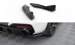 Heck Ansatz Flaps Diffusor für BMW 1er M-Paket / M140i F20 FL schwarz Hochglanz