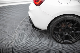 Street+ Heck Ansatz Flaps passend für BMW 1er M-Paket / M140i F20 FL schwarz Hochglanz