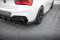 Heck Ansatz Flaps Diffusor für BMW 1er M-Paket / M140i F20 Facelift  schwarz Hochglanz