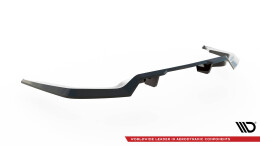 Mittlerer Cup Diffusor Heck Ansatz DTM Look passend für Honda Civic SI Mk10 schwarz Hochglanz