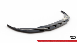 Cup Spoilerlippe Front Ansatz V.3 für BMW 7 G11 M-Paket Facelift schwarz Hochglanz