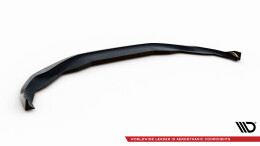 Cup Spoilerlippe Front Ansatz V.4 für BMW 7 G11 M-Paket Facelift schwarz Hochglanz