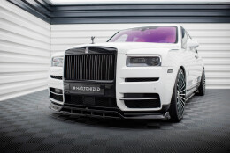 Cup Spoilerlippe Front Ansatz passend für Rolls Royce Cullinan schwarz Hochglanz