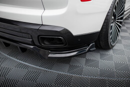 Mittlerer Cup Diffusor Heck Ansatz DTM Look passend für Rolls Royce Cullinan schwarz Hochglanz
