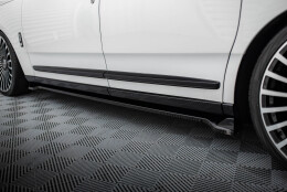 Seitenschweller Ansatz Cup Leisten passend für Rolls Royce Cullinan schwarz Hochglanz