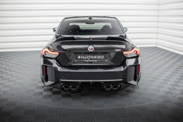 Heck Ansatz Diffusor V.2 für BMW M2 G87 schwarz Hochglanz