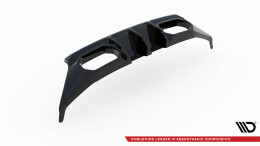 Heck Ansatz Diffusor V.2 passend für BMW M2 G87 schwarz Hochglanz