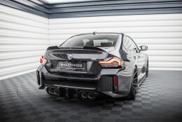 Heck Ansatz Diffusor V.2 passend für BMW M2 G87 schwarz Hochglanz