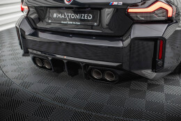 Heck Ansatz Diffusor V.2 passend für BMW M2 G87 schwarz Hochglanz