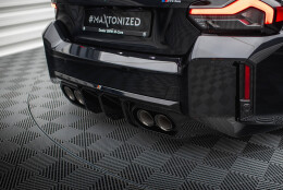 Heck Ansatz Diffusor V.2 passend für BMW M2 G87 schwarz Hochglanz