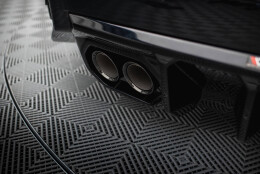 Heck Ansatz Diffusor V.2 passend für BMW M2 G87 schwarz Hochglanz