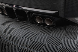Heck Ansatz Diffusor V.2 passend für BMW M2 G87 schwarz Hochglanz