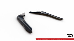 Heck Ansatz Flaps Diffusor V.5 passend für BMW M2 G87 (passend für heckansatz v.2) BMW M2 G87 schwarz Hochglanz