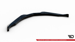 Cup Spoilerlippe Front Ansatz V.2 passend für Chevrolet Corvette Stingray / Z06 C7 schwarz Hochglanz