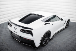 Heckscheiben Spoiler passend für Chevrolet Corvette Stingray / Z06 C7 schwarz Hochglanz