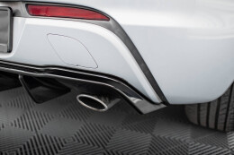 Heck Ansatz Diffusor für Opel Astra GTC OPC-Line J (Einzelauspuff li.+re.) schwarz Hochglanz