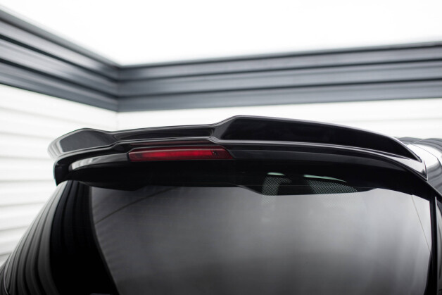 Heck Spoiler Aufsatz Abrisskante 3D für Ford S-Max ST-Line Mk2 Facelift schwarz Hochglanz