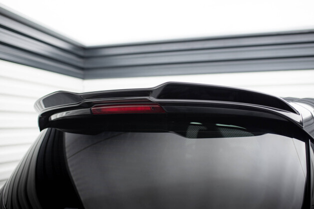 Heck Spoiler Aufsatz Abrisskante 3D für Ford S-Max ST-Line Mk2 schwarz Hochglanz