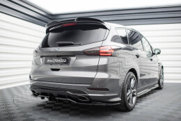 Heck Spoiler Aufsatz Abrisskante 3D passend für Ford S-Max ST-Line Mk2 FL schwarz Hochglanz
