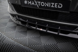 Cup Spoilerlippe Front Ansatz passend für Ford S-Max ST-Line Mk2 schwarz Hochglanz