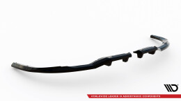 Mittlerer Cup Diffusor Heck Ansatz DTM Look passend für Ford S-Max ST-Line Mk2 schwarz Hochglanz