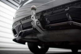 Street+ Mittlerer Diffusor RACE Heck Ansatz passend für Ford S-Max ST-Line Mk2 FL schwarz Hochglanz