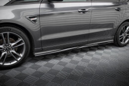 Seitenschweller Ansatz Cup Leisten passend für Ford S-Max ST-Line Mk2 schwarz Hochglanz