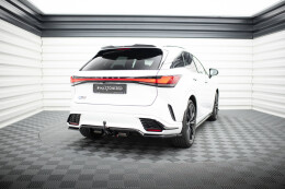 Heck Spoiler Aufsatz Abrisskante für Lexus RX F-Sport Mk5 schwarz Hochglanz