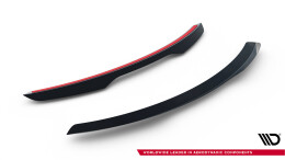 Heck Spoiler Aufsatz Abrisskante passend für Lexus RX F-Sport Mk5 schwarz Hochglanz