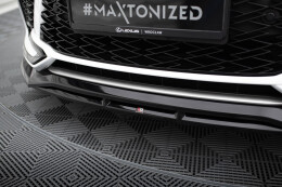 Cup Spoilerlippe Front Ansatz für Lexus RX F-Sport Mk5 schwarz Hochglanz