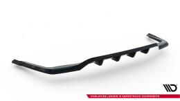 Mittlerer Cup Diffusor Heck Ansatz DTM Look passend für Lexus RX F-Sport Mk5 schwarz Hochglanz