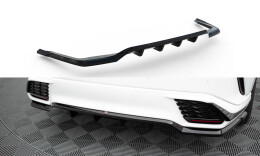 Mittlerer Cup Diffusor Heck Ansatz DTM Look passend für Lexus RX F-Sport Mk5 schwarz Hochglanz