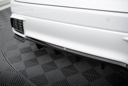 Mittlerer Cup Diffusor Heck Ansatz DTM Look passend für Lexus RX F-Sport Mk5 schwarz Hochglanz
