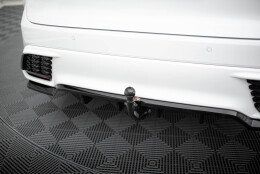 Mittlerer Cup Diffusor Heck Ansatz DTM Look passend für Lexus RX F-Sport Mk5 schwarz Hochglanz