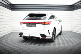 Street+ Mittlerer Diffusor RACE Heck Ansatz passend für Lexus RX F-Sport Mk5 schwarz Hochglanz
