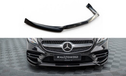 Cup Spoilerlippe Front Ansatz V.1 für Mercedes-Benz S Coupe AMG-Line C217 Facelift schwarz Hochglanz