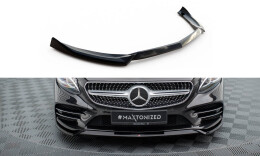 Street+ Spoilerlippe Front Ansatz V.1 passend für Mercedes S Coupe AMG-Line C217 FL schwarz Hochglanz