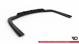 Mittlerer Cup Diffusor Heck Ansatz DTM Look passend für Mercedes-Benz S Coupe AMG-Line C217 Facelift schwarz Hochglanz