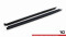 Seitenschweller Ansatz Cup Leisten für Peugeot 308 GT SW Mk3 schwarz Hochglanz