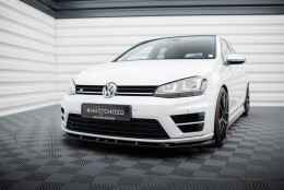 Cup Spoilerlippe Front Ansatz V.5 passend für VW Golf R / R-Line Mk7 schwarz Hochglanz