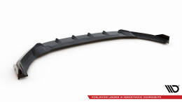 Street+ Spoilerlippe Front Ansatz V.5 + Flaps passend für VW Golf R / R-Line Mk7