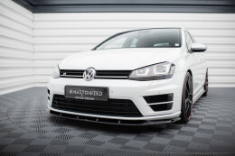 Cup Spoilerlippe Front Ansatz V.6 für VW Golf R / R-Line Mk7 schwarz Hochglanz