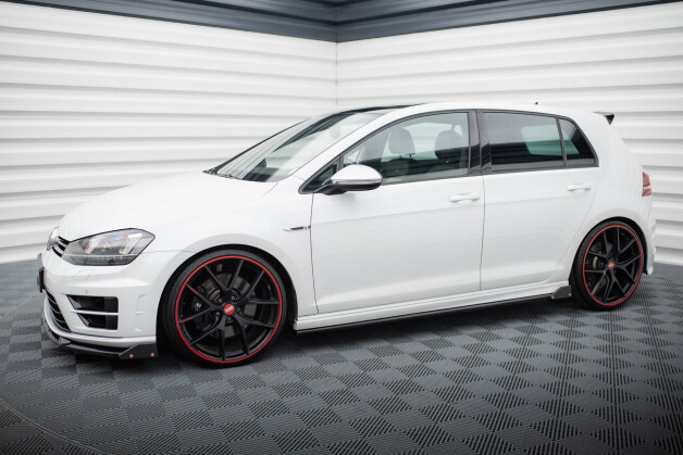 Seitenschweller Ansatz Cup Leisten V.3 passend für + Flaps passend für VW Golf R / R-Line Mk7