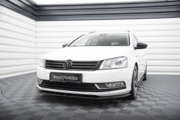 Cup Spoilerlippe Front Ansatz V.2 passend für VW Passat B7 schwarz Hochglanz
