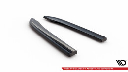 Heck Ansatz Flaps Diffusor passend für VW Passat Variant B7 schwarz Hochglanz