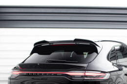 Oberer Heck Spoiler Aufsatz Abrisskante 3D für Porsche Macan GTS Mk1 FL 2 schwarz Hochglanz