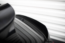 Unterer Heck Spoiler Aufsatz Abrisskante 3D passend für Porsche Macan GTS Mk1 Facelift 2 schwarz Hochglanz