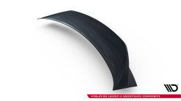 Unterer Heck Spoiler Aufsatz Abrisskante 3D passend für Porsche Macan GTS Mk1 Facelift 2 schwarz Hochglanz